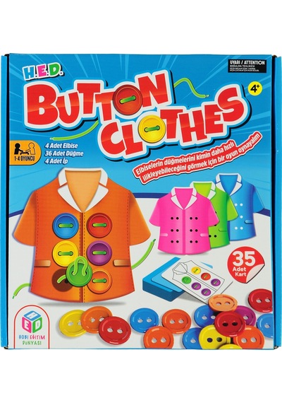 Hed Button Clothes Düğme Oyunu G8c54d72524n1