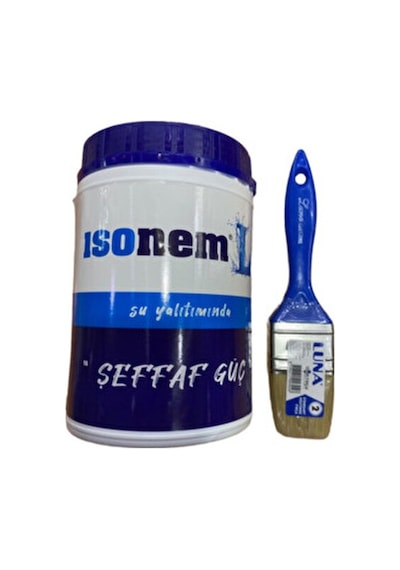 İsonem Isonem L Şeffaf Güç Su Yalıtım Boyası 1 Kg + Luna Kestirme Fırça No