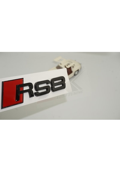Audi Rs8 Bagaj Krom Abs 3M 3D Yazı Logo Amblem Ürün