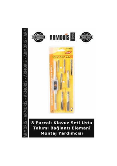 8 Parçalı Klavuz Seti Usta Takımı Bağlantı Elemani Montaj Yardımcısı