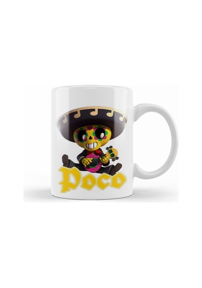Brawl Stars Serenadçı Poco Kupa Bardak Porselen No27916 Karışık
