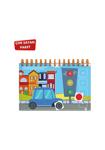 Şimdi Konuşma Vakti Seti / 12-24 Ay Cırt Cırtlı / 2 Yaş Cırt Cırtlı Vakti Etkinlik Kitabı