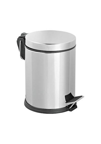 Metal Paslanmaz Krom 5 Litre Pedallı Çöp Kovası