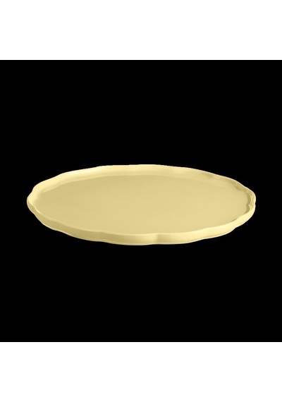 Emile Henry Madeleine Yuvarlak Servis Tabağı 31 Cm Tereyağı Sarısı / Vanille Sarı