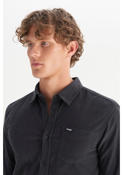 Wrangler Erkek Kadife Gömlek Anthracite Anthracite