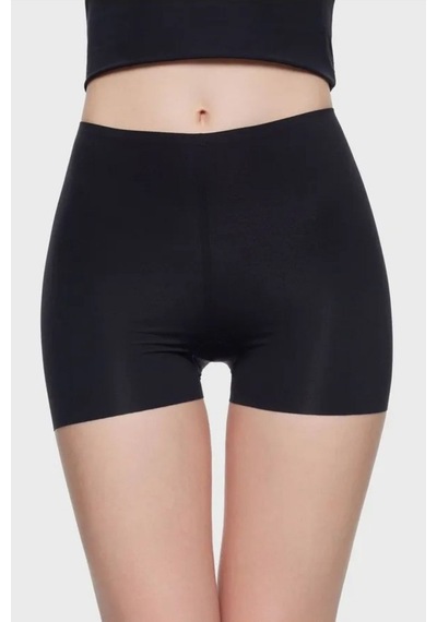 Carigna Model Dikişsiz Lazer Kesim Külot Boxer Esnek Iz Yapmayan Model Siyah Renk Siyah