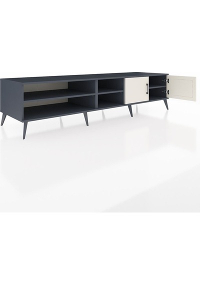 Kronos Tv Ünitesi 3 Raflı 2 Kapaklı 220x59x51 Antrasit-aytaşı/antrasit Aytası/antrasıt - Antrasıt Kronos Tv Ünitesi 3 Raflı 2 Kapaklı 220x59x51 Antrasit-aytaşı/antrasit Aytası/antrasıt - Antrasıt