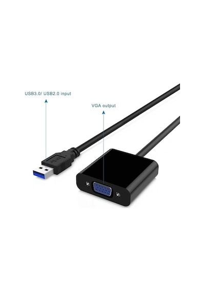 Usb 3.0 To Vga Görüntü Aktarıcı Çevirici Adaptör Usb To Vga