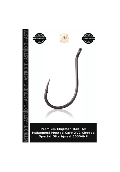 Premium Ekipman Hobi Av Malzemesi Mustad Carp Xv2 Chodda Special Olta İğnesi 60554np No:6 - 10lu