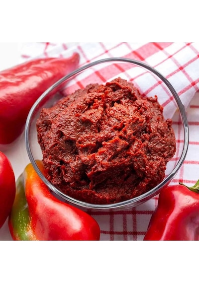 Kabuk İçi Gaziantep Tatlı Biber Salçası Güneş Kurusu 1 KG