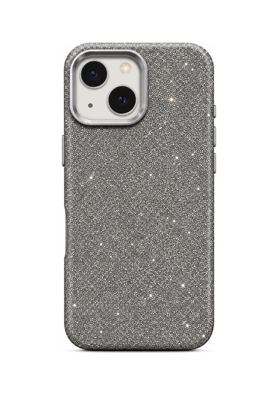 Nettech Apple İphone 13 Uyumlu Nt-n130 Taşlı Seri Arka Koruma Kılıf - Mavi