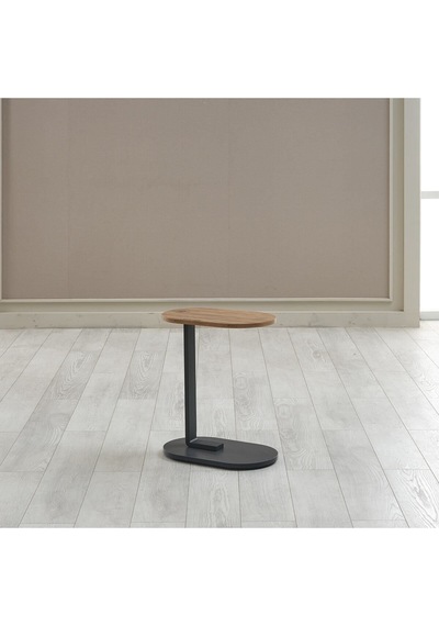 Tekerlekli Etna Sehpa 50x30x57 Cm Siyah