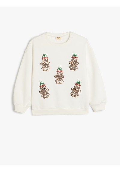 Koton Sweatshirt Yılbaşı Temalı Pullu Payetli Kurabiye Adam Baskılı Uzun Kollu Bisiklet Yaka Ekru 5wkg10546ak Ekru Koton Sweatshirt Yılbaşı Temalı Pullu Payetli Kurabiye Adam Baskılı Uzun Kollu Bisiklet Yaka Ekru 5wkg10546ak Ekru