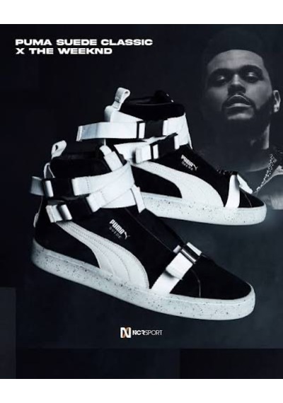 Puma Suede Weeknd X 50 Yıl Spor Ayakkabı Kutusuzdur Siyah