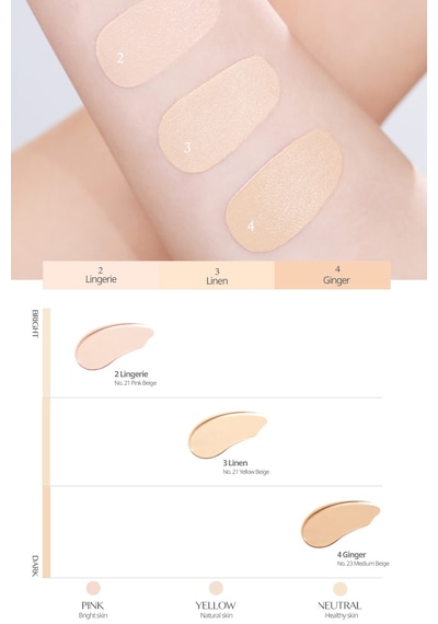 Clio Kill Cover Mesh Glow Cushion + Refill SPF50+ 3 Linen