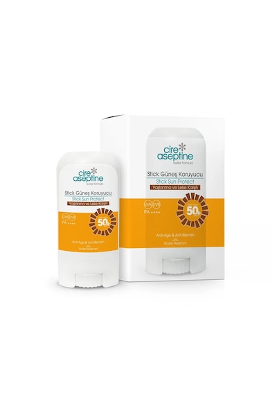 Cire Aseptine Stick Güneş Koruyucu Yaşlanma Ve Leke Karşıtı Ciltler 50+spf