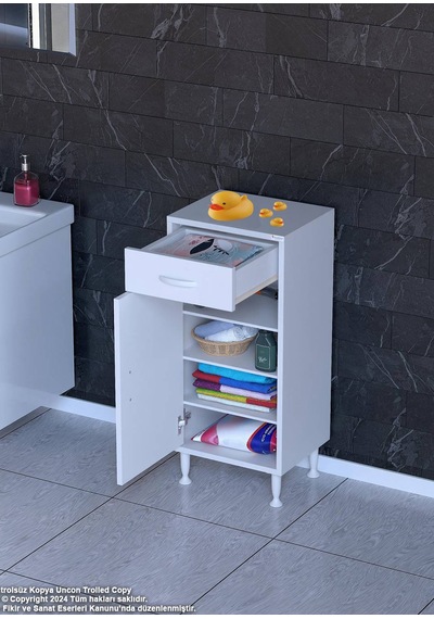 Eliusta Rose 50 Cm Beyaz 1 Çekmeceli Banyo Mutfak Dolabı 4 Bölmeli 3 Raflı Çok Amaçlı Dolap 50x88x32,5 Cm Beyaz Eliusta Rose 50 Cm Beyaz 1 Çekmeceli Banyo Mutfak Dolabı 4 Bölmeli 3 Raflı Çok Amaçlı Dolap 50x88x32,5 Cm Beyaz
