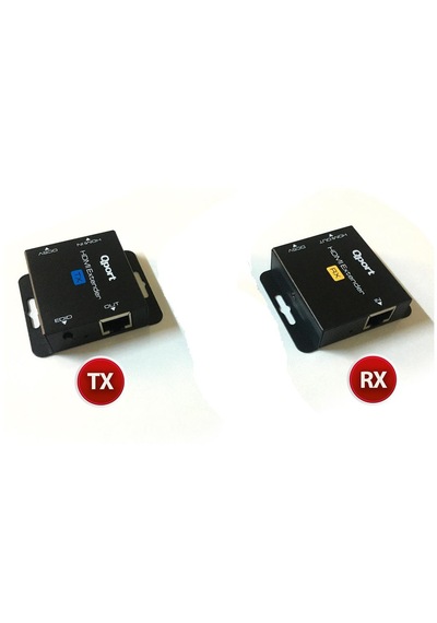 Qport Q-hex2 Hdmı Extender Cat6 60m 2 Li Paket-45847