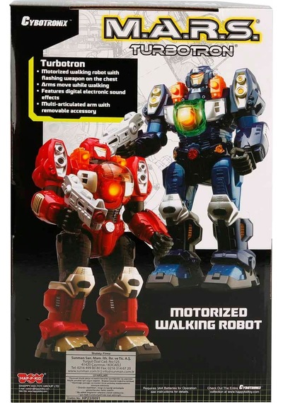 Happy Kid M.a.r.s. Sesli Ve Işıklı Yürüyen Turbotron Robot 30 Cm 06175 Kırmızı