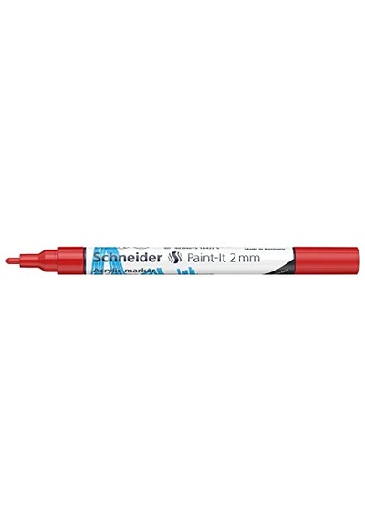 310 Akrilik Marker 2mm Kırmızı- 120102 103 Ivory