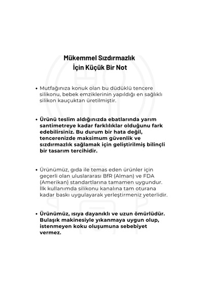 Fissler 3 Litre Düdüklü Tencere İle Uyumlu Silikonu/lastiği Diğer