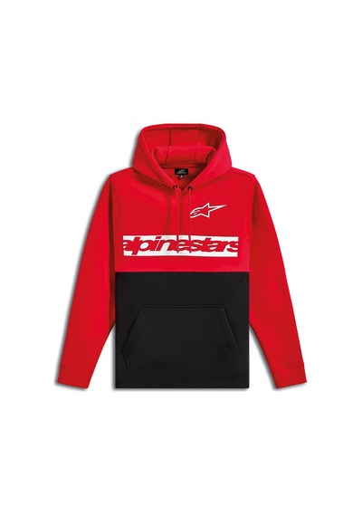 Alpinestars Parallel Hoodie Kapüşonlu Sweatshirt Kırmızı Siyah Çok Renkli