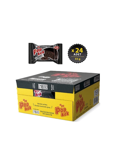 Eti Popkek Bitter Çikolatalı 24 x 55 G