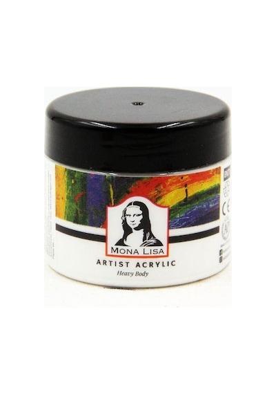 Akrilik Boya 125 Ml Renk Seçenekli 1 Adet Monalisa 125 Ml Akrilik Boya 1 Adet Beyaz