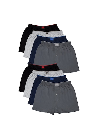 3'lü Paket Havlu Bel Erkek Boxer Karışık Gelecek Dır Çok Renkli