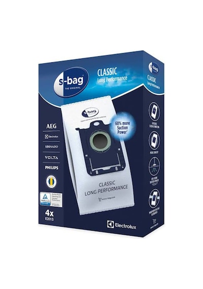 Electrolux Uyumlu E201S S-Bag 4X Toz Torbası (402904590)
