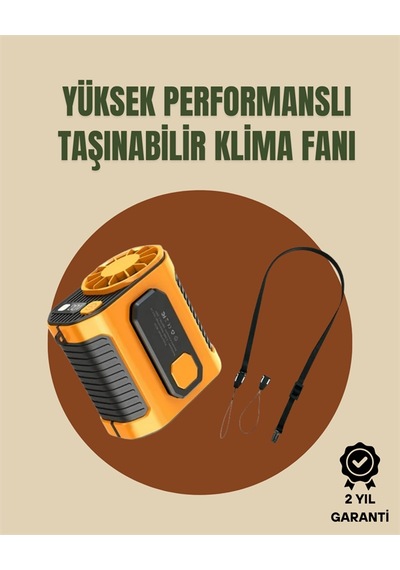 Taşınabilir Usb Şarjlı Turbo Fan - 3 Modlu Soğutma Hafif & Kompakt