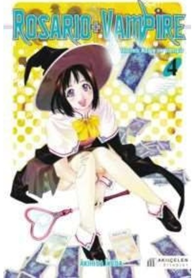 Rosario + Vampire - Tılsımlı Kolye ve Vampir 4 - Akihisa İkeda - Akılçelen Kitaplar