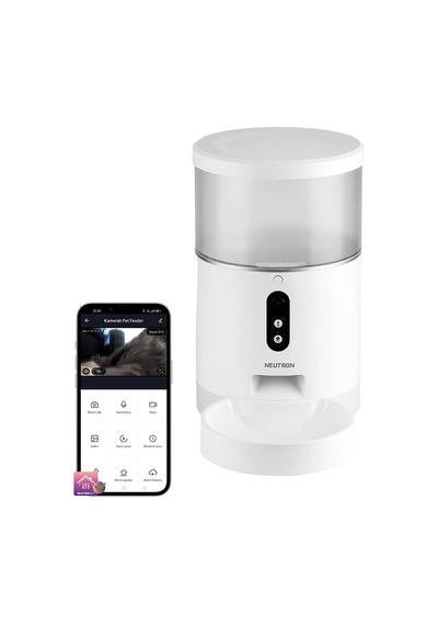 Ayrex Neutron Kameralı Ve Sesli Akıllı Mama Kabı Wi-fi Destekli - Smart Pet Feeder - App İle Kontrol