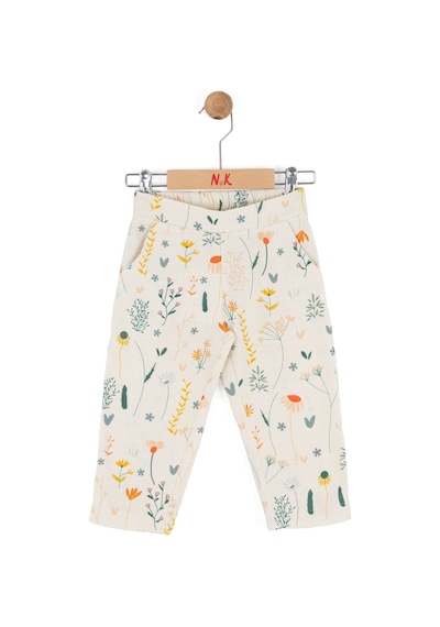 Nk Kids Kız Çocuk Sunflower Pantolon Nk-51608 Krem
