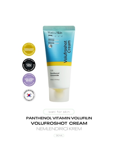 Panthenol, Vitamin Ve Volufilin İçeren Nemlendirici Krem Wati For Skin Panthenol Volufroshot Cream