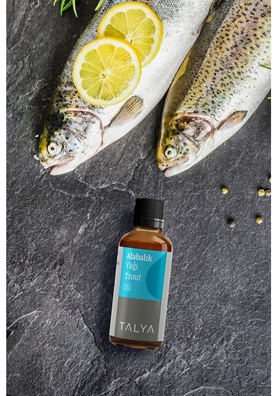 Talya Soğuk Sıkım %100 Saf ve Doğal Alabalık Yağı 50 ML