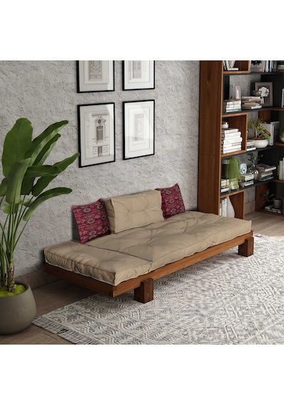 Woodesk Arin Masif Tik-camel Renk Sedir Cpt8311-200