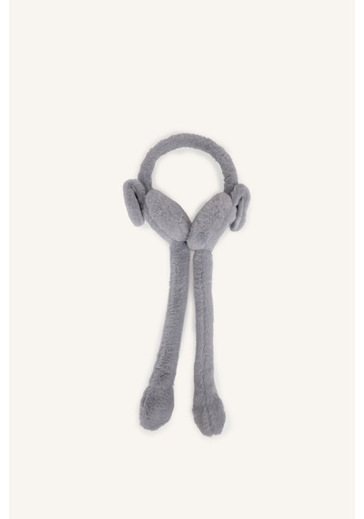 Defacto Erkek Çocuk 3d Pelüş Kulaklık F4358a826wngr150 Gri-gr150