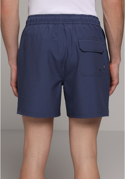 Colin's Colins Slim Fit Çizgili Erkek Mavi Deniz Şortu Cl1079394 Q1.v1 Blı İndigo