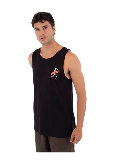 Hurley Hurley Tank Printing Press Flamengue Erkek Siyah Tank Top 001