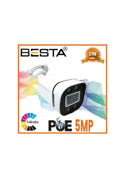 Ip Poe Bt-1240 5 Mp Warm Led Güvenlik Kamerası