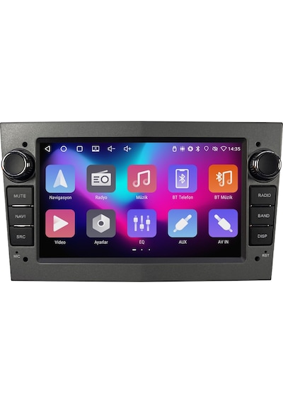 Opel Astra H Android Multimedya Sistemi 2005-2014 Crv-4921rd 7"