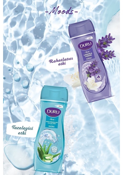 Moods Deniz Mineralleri & Aloe Vera Duş Jeli 4x450ML Diğer