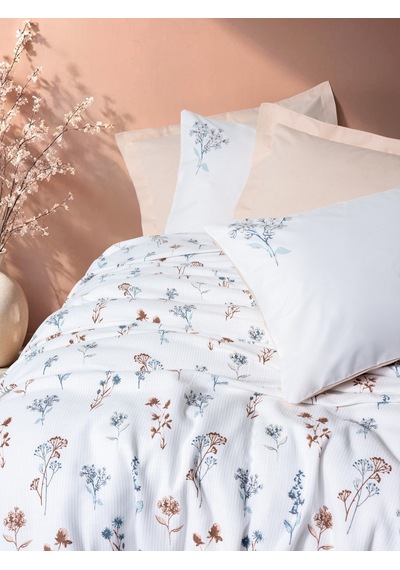 Cotton Box Estiva Çift Kişilik Pike Takımı Briar Somon Somon