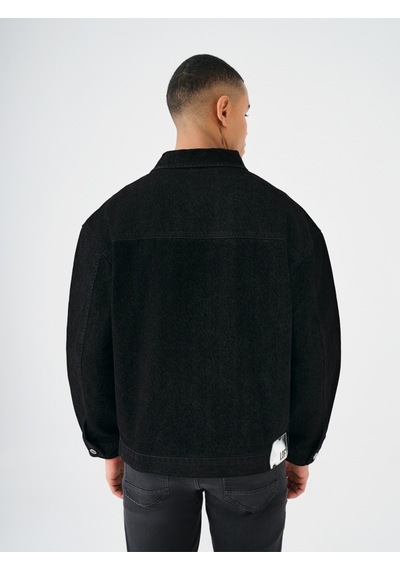 Oversize Fit Erkek Ceket Lacivert