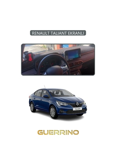 Renault Talıant Ekranlıtorpido Koruma Halısı Gri Kenar