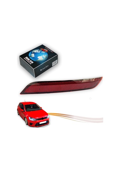 Volkswagen Polo 2014-2017 Arka Tampon Sol Reflektör Oem 6r0945105c