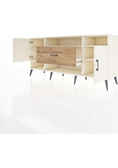 Hyperion Konsol 5 Raflı Tek Çekmeceli 2 Kapaklı 176x44x83 Aytaşı-aytaşı/çam Aytaşı/çam Hyperion Konsol 5 Raflı Tek Çekmeceli 2 Kapaklı 176x44x83 Aytaşı-aytaşı/çam Aytaşı/çam