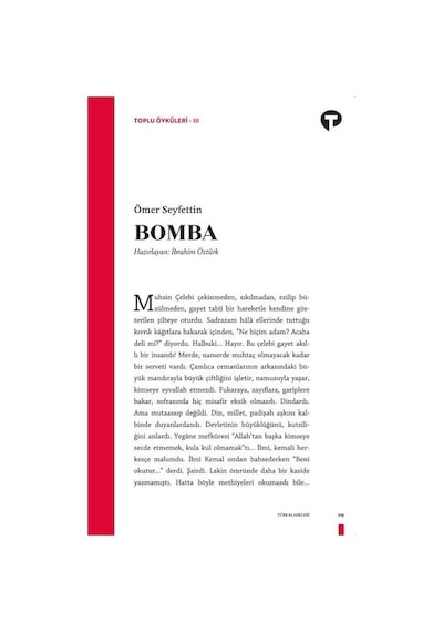 Bomba - Ömer Seyfettin - Turkuvaz Kitap