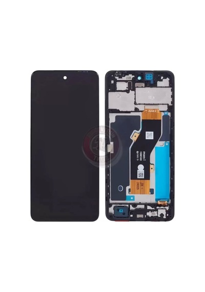 Tkgz - İnfinix Hot 20 Uyumlu Servicepack Lcd Ekran Dokunmatik Full Çıtalı + Tamir Kiti